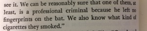 The good old days when everyone didn't learn from Law & order to wipe their prints. Aww.