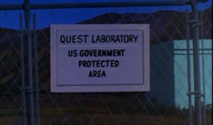 A lab with your name on it is a sure sign that you have Arrived. More cynically, what do you want to bet this is supposed to be a secret installation?