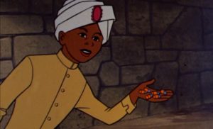 Hadji magicked the bullets out of the bad guy's gun. Why isn't the cartoon named after him?